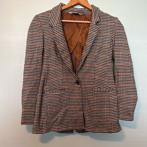 Old Navy Oversized Houndstooth Blazer